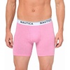 image:imageNautica Mens Stretch Performance 3pack Boxer BriefsDutchSea MistOasis Pink Heather