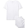 image:imageNautica Mens 4 Pack Cotton VNeck TShirts UndershirtsWhite