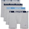 image:imageNautica Mens 4 Pack Limited Edition Stretch Boxer Briefs4 Heather Grey  Assorted Wb