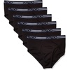 image:imageNautica Mens 6 Pack Classic Cotton Fly Front BriefsBlack 6 Pack