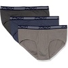 image:imageNautica Mens Classic Cotton 3pack Fly Front BriefsPeacoat HeatherCharcoal HeatherHeather Grey