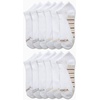 image:imageNautica Womens No Show Socks Moisture Wicking Low Cut Ankle Socks 12 PackAll White