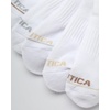 image:imageNautica Womens No Show Socks Moisture Wicking Low Cut Ankle Socks 12 PackAll White