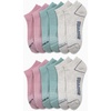 image:imageNautica Womens No Show Socks Moisture Wicking Low Cut Ankle Socks 12 PackOatmealHeather Grey Assorted