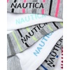 image:imageNautica Womens No Show Socks Moisture Wicking Low Cut Ankle Socks 12 PackWhiteGrey Multi