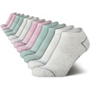 image:imageNautica Womens No Show Socks Moisture Wicking Low Cut Ankle Socks 12 PackOatmealHeather Grey Assorted