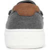image:imageNAUTICA Mens LaceUp Boat Shoe Casual Loafers Comfort Sneaker  Walking MoccasinCharcoal Canvas