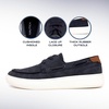 image:imageNAUTICA Mens LaceUp Boat Shoe Casual Loafers Comfort Sneaker  Walking MoccasinNavyankar