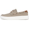 image:imageNAUTICA Mens LaceUp Boat Shoe Casual Loafers Comfort Sneaker  Walking MoccasinTaupe Canvas
