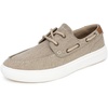 image:imageNAUTICA Mens LaceUp Boat Shoe Casual Loafers Comfort Sneaker  Walking MoccasinTaupe Canvas
