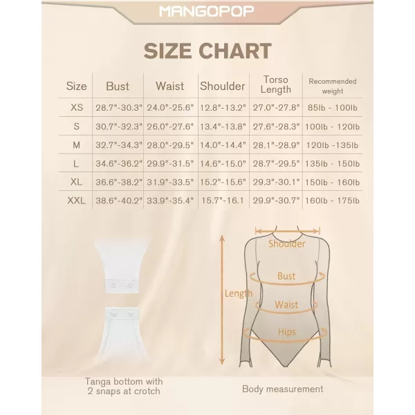 MANGOPOP Mock Turtleneck Long Sleeve Bodysuits for Women Cutout Front Body SuitCoffee