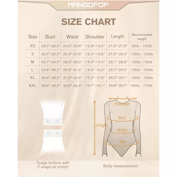 MANGOPOP Henley Bodysuit for Women Button Down Long Sleeve Tops Body Suits Dressy Blouse CasualWarm White