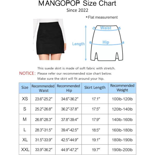 MANGOPOP Womens Basic Faux Suede High Waist Aline Mini Pencil Bodycon SkirtA Khaki