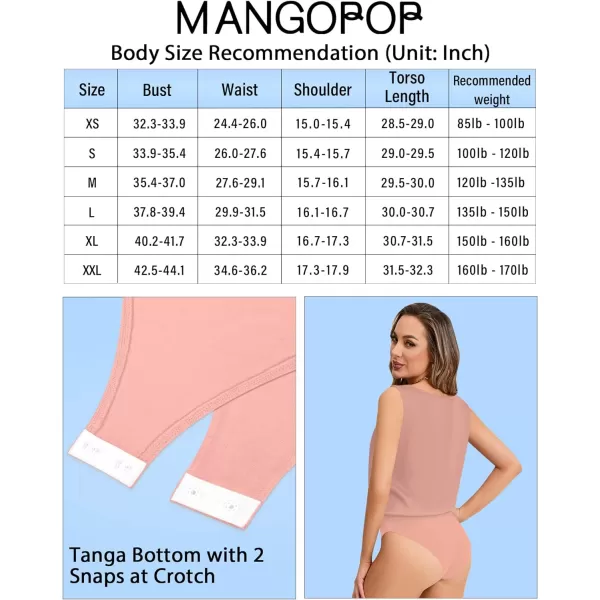 MANGOPOP Womens Body Suits V Neck Loose Fit Satin Blouse Sleeveless Long Sleeve Tank Bodysuit Tops ElegantMauve