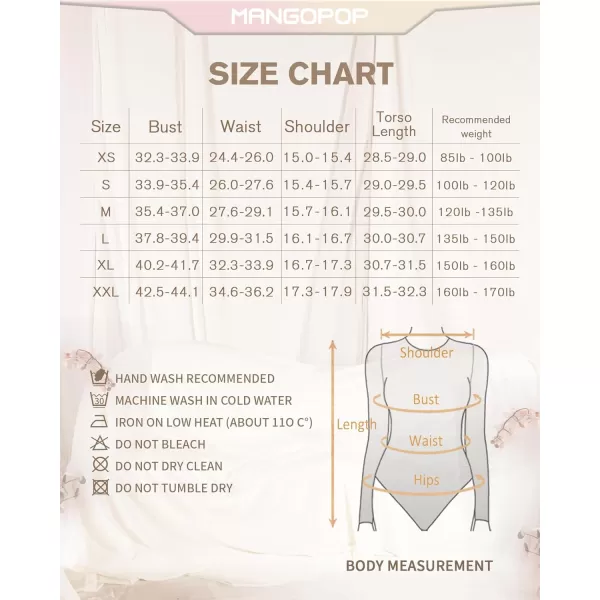 MANGOPOP Bell Sleeve Mock Neck Long Sleeve Short Sleeve Bodysuit for Going Out Tops for WomenLong Sleeve Nude