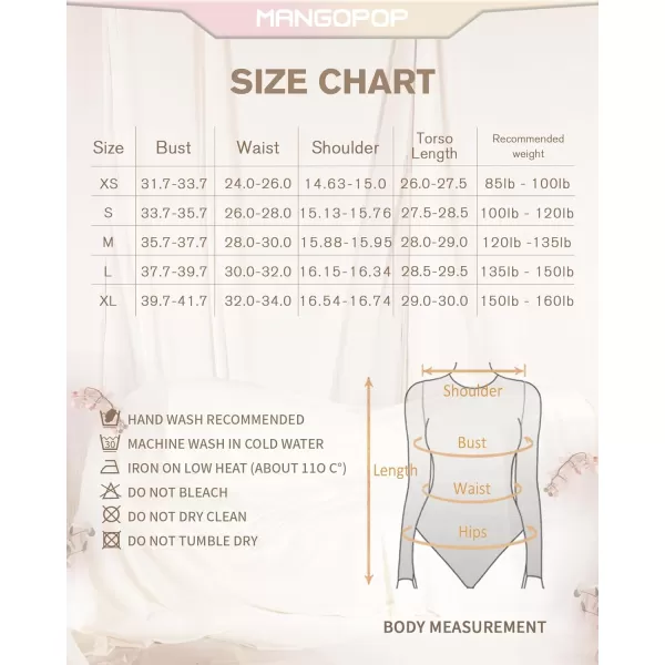 MANGOPOP Off Shoulder Long Sleeve Bodysuit Shapewear Tummy Control Body suit Ribbed Seamless TopsCoffee