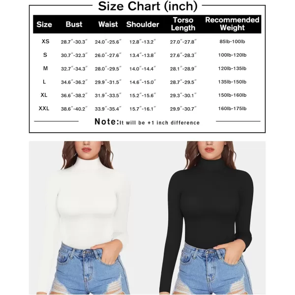 MANGOPOP Womens Mock Turtle Neck Fleece Lined Long Sleeve Thermal Underwear T Shirt Tops TeeBlack