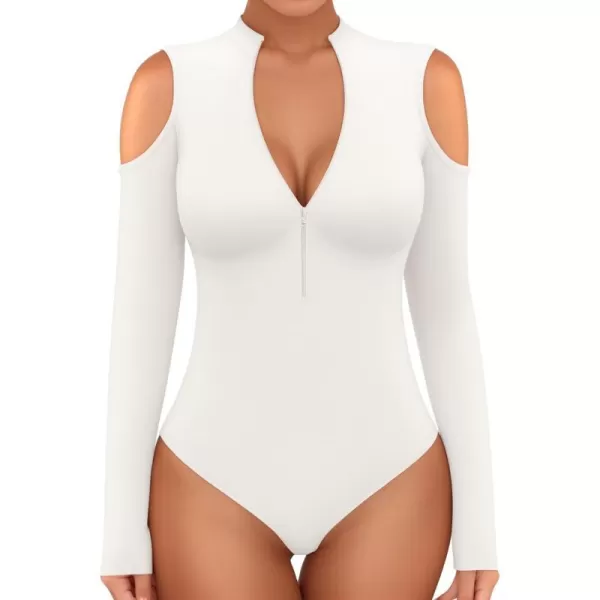 A1-cold Shoulder White