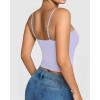 imageMANGOPOP Womens Camisole Tank Tops Square Neck Spaghetti Strap Cami Double Lined Sleeveless Crop Top Sexy ShirtsC Very Peri