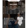 imageMANGOPOP Womens Round Neck Short Sleeve Bodysuit T Shirts Basic Body Suit TopsBcreamy White