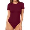 B-short Sleeve Burgundy