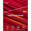 imageMANGOPOP Long Sleeve Shirts for Women Thermal Crew Neck Fitted Fleece Tops Trendy Going Out Fall Winter Womens Tops 2025Red