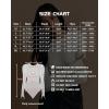 imageMANGOPOP Womens Long Sleeve Thermal Fleece Bodysuit Crew Neck Slim Fit Body Suit Warm Base Layer Tops Fall Outfits 2025A02 White