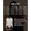 imageMANGOPOP Womens Long Sleeve Thermal Fleece Bodysuit Crew Neck Slim Fit Body Suit Warm Base Layer Tops Fall Outfits 2025Coffee