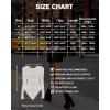 imageMANGOPOP Womens Long Sleeve Thermal Fleece Bodysuit Mock Turtle Neck Body Suit Slim Warm Base Layer Tops Fall Outfits 2025A02 White