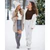 image:imageMANGOPOP Long Sleeve Shirts for Women Thermal Crew Neck Fitted Fleece Tops Trendy Going Out Fall Winter Womens Tops 2026Coffee