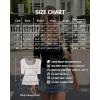 image:imageMANGOPOP Sexy Half Sleeve Tops for Women Scoop Neck Slim Fitted Casual Going Out T Shirt Tops 2026 TrendyBlack