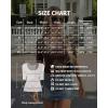 image:imageMANGOPOP Sexy Half Sleeve Tops for Women Scoop Neck Slim Fitted Casual Going Out T Shirt Tops 2026 TrendyBrown Coffee