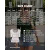 image:imageMANGOPOP Sexy Half Sleeve Tops for Women Scoop Neck Slim Fitted Casual Going Out T Shirt Tops 2026 TrendyDeep Green