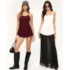 image:imageMANGOPOP Womens Halter Tank Tops Loose Fit Sleeveless Square Neck Top Casual Going Out Tees Shirts 2026 Trendy04 Burgundy