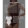 image:imageMANGOPOP Womens Off The Shoulder Double Lined Bodysuit Versatile Thong Body Suit Going Out Summer Trendy TopsCoffee