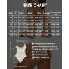 image:imageMANGOPOP Womens Scoop Neck Open TBack Cami Bodysuit Sleeveless Backless Thong Tank Top Body suits Going Out Tops 202602 White