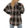 image:imageMANGOPOP YearRound Flannel Shirt for Women  Lightweight Oversized Long Sleeve Button Down Plaid for Effortless LayeringBlack Yellow Plaid