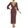 image:imageMANGOPOP 2 Piece Swimsuit Coverup for Women Crochet Bathing Suit Cover Up Set for Beach Pool VacationBrown
