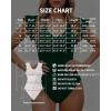 image:imageMANGOPOP Womens Deep V Neck Ruffle Sleeveless Body Suits Tank Top Bodysuit Going Out Sexy Fitted Summer Trendy OutfitsDeep Green