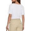 image:imageMANGOPOP Womens Boat Neck Half Sleeve Bodysuit 34 Sleeve Sexy Body Suit Casual Versatile One Shoulder Going Out Shirts TopsWhite