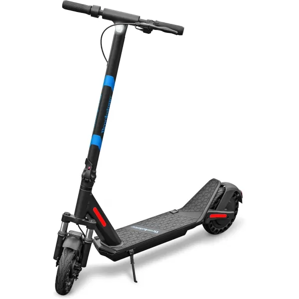 Brookstone BlueGlide Elite 10 Electric Scooter 500 Watt Motor Max Speed 21 MPH Up to 18 Miles Range IPX4 Water Resistance 10 Inch Honeycomb Tires Cruise Control Dual Suspension Foldable Frame