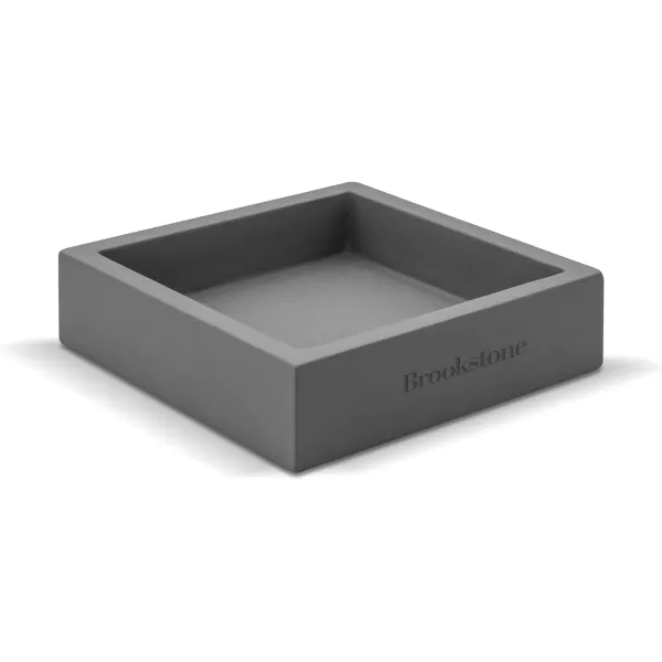 Brookstone BKH8026 Concrete Desktop Tray Organizer Decorative Modern Storage Solution for Spare Change Keys Small Office Stationery 475 x 125 GrayBrookstone BKH8026 Concrete Desktop Tray Organizer Decorative Modern Storage Solution for Spare Change Keys Small Office Stationery 475 x 125 Gray