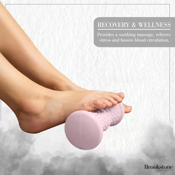 Brookstone Hot amp Cold Foot Roller for Tension Relief  Stimulate and Relax The Muscles in Your Feet  Foot Roller Massager Blush PinkBlush Pink