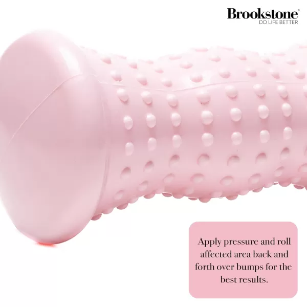 Brookstone Hot amp Cold Foot Roller for Tension Relief  Stimulate and Relax The Muscles in Your Feet  Foot Roller Massager Blush PinkBlush Pink