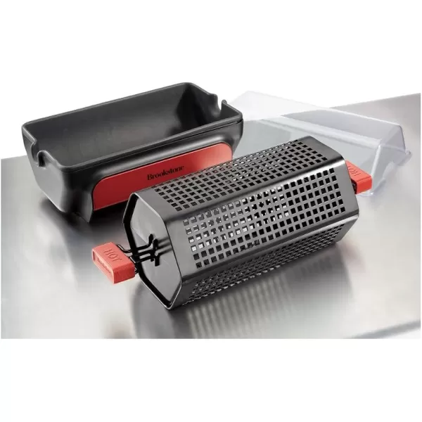 Brookstone Nonstick Grill Tumbler BBQ Grilling BasketBrookstone Nonstick Grill Tumbler BBQ Grilling Basket