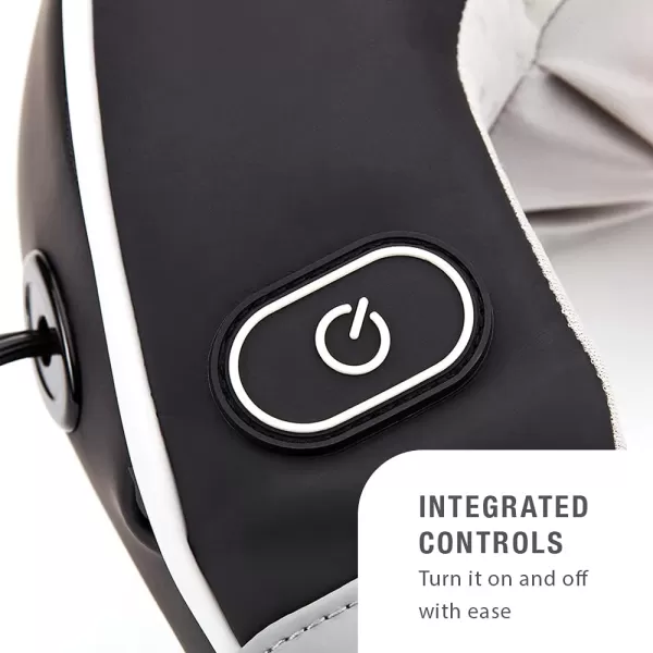 Brookstone Shiatsu Neck Massager Integrated On and Off Button DeepKneading Massage Comfort Flex Handles Control Intensity Deep Kneading for Sore Muscles Soft Foam Easy to Use LightweightBrookstone Shiatsu Neck Massager Integrated On and Off Button DeepKneading Massage Comfort Flex Handles Control Intensity Deep Kneading for Sore Muscles Soft Foam Easy to Use Lightweight