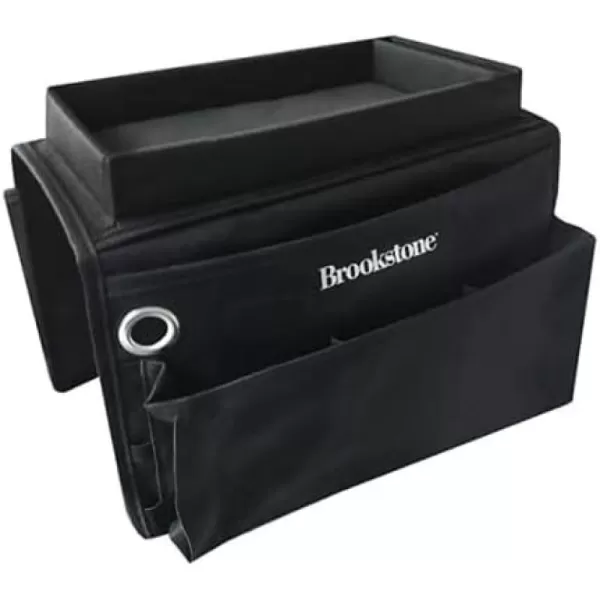 Brookstone 6Pocket Sofa Armrest Organizer with Remote Holder on Couch amp Magazine Books Cell PhoneBrookstone 6Pocket Sofa Armrest Organizer with Remote Holder on Couch amp Magazine Books Cell Phone