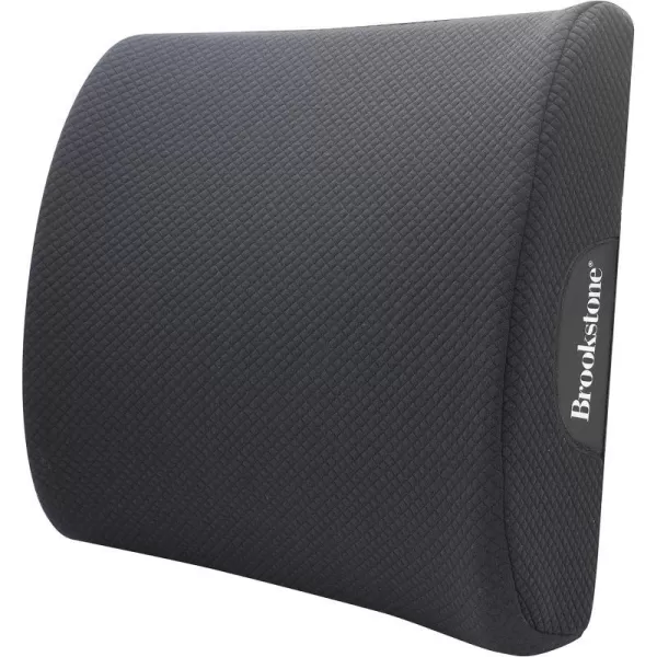 Brookstone BK1209  Luxurious Lumbar Support Pillow for Car or Office Chair Back Cushion with Premium Grade Memory Foam Breathable and Washable Cover Adjustable StrapBrookstone BK1209  Luxurious Lumbar Support Pillow for Car or Office Chair Back Cushion with Premium Grade Memory Foam Breathable and Washable Cover Adjustable Strap