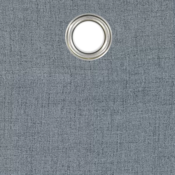 BROOKSTONE Renwick Blackout Thermal Grommet Window Curtains for Bedroom Single Panel 50 x 95 Grey50 in x 108 in Ink