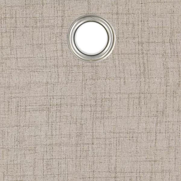 BROOKSTONE Renwick Blackout Thermal Grommet Window Curtains for Bedroom Single Panel 50 x 95 Grey50 in x 108 in Linen